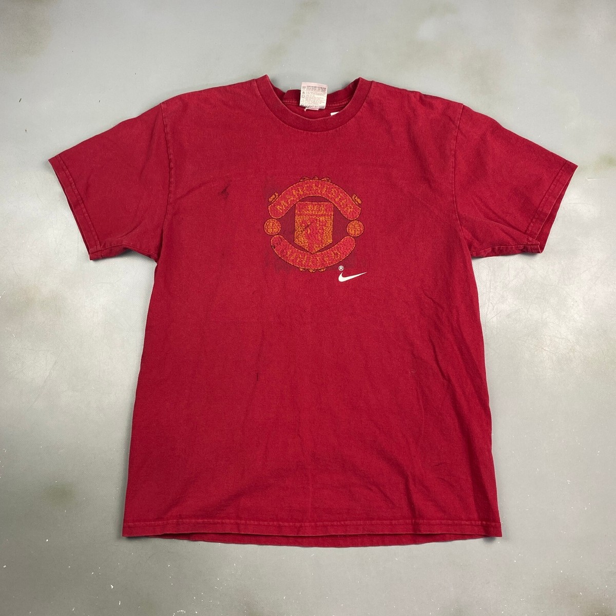 00s OLD NIKE Manchester United Tシャツ xl VINTAGE NIKE Manchester United Red T-Shirt sz Medium Adult | eBay