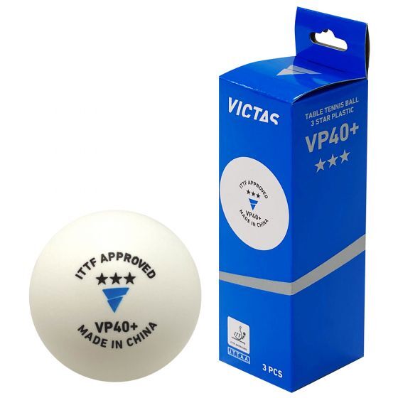 VICTAS VP40+ Tischtennisbälle - 12er Pack Premium Wettkampfball