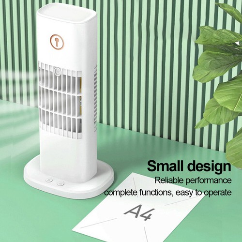 Portable Desk Misting Fan 3 Speed Humidifier Mist Cooler for Camping(White) - Picture 7 of 8
