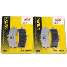 2x Pairs of Ducati 1098 Streetfighter S SBS Dual Carbon Front Brake Pads 841DC