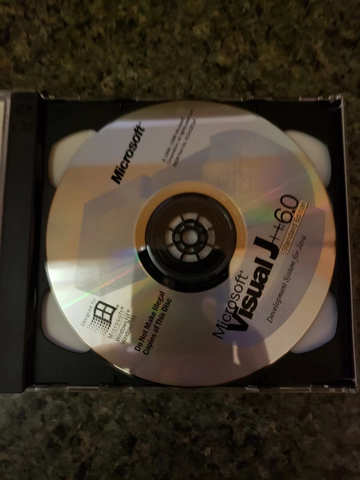Microsoft Visual J + + 6.0 Standard Edition - cd key in the back - Image 2 of 3