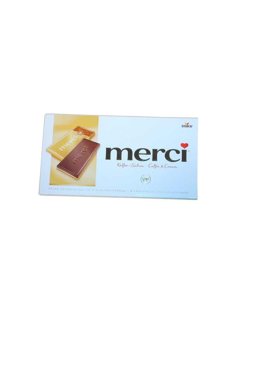 Merci Chocolate | Merci Bar Coffee Cream | 3,5 Ounce Total /100 Gr
