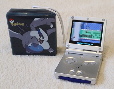 Nintendo Game Boy Advance SP シルバー Nintendo Game Boy Advance SP Silver Game Console With Backlit Screen