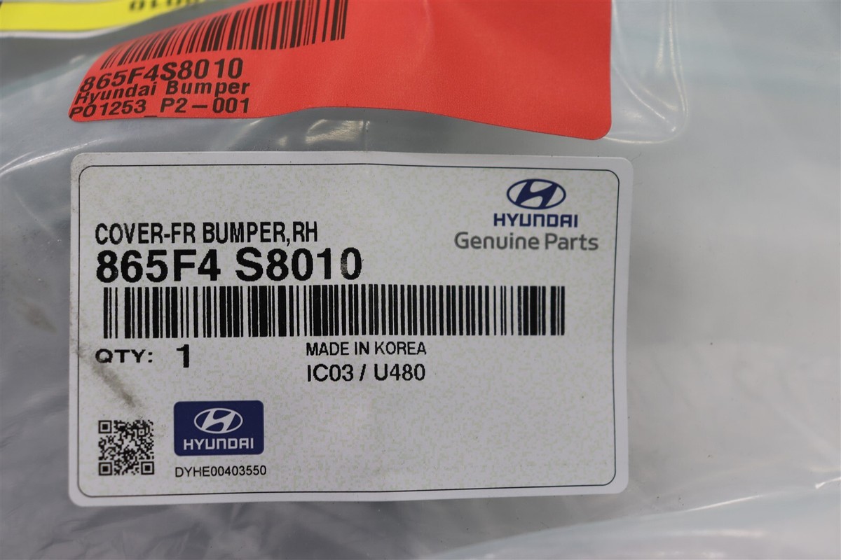 NEW OEM Front Right Bumper Cover 865F4S8010 for Hyundai Palisade