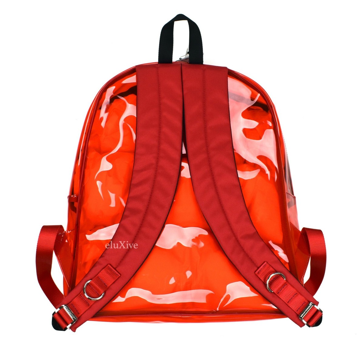 NWT $520 Undercover Transparent Red PVC Backpack Jun Takahashi
