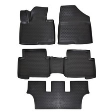 Floor Liners Mats Tray For Hyundai Santa Fe Xl 2013-2018 Full Set Custom Floor Liners Mats Tray For Hyundai Santa Fe Xl 2013-2018 Full Set Custom