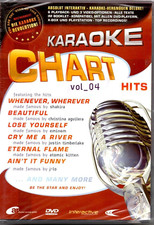 DVD Karaoke Chart Hits Vol 4 J. Timberlake Shakira Chr. Aguilera Eminem Neu OVP