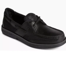 Sperry Men's Surveyor 2 Eye Boat Shoes Baja Twist Black Sts25400 Medium