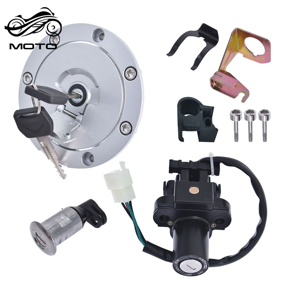 For Honda CBR600F4/F4i 20012006 Ignition Switch Fuel Gas Cap Seat Lock Key Set eBay