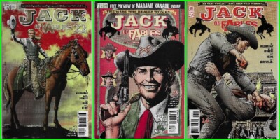 °JACK of FABLES #22 bis 24 ''1883'' Part #1 bis 3 von 3° US Vertigo 2008