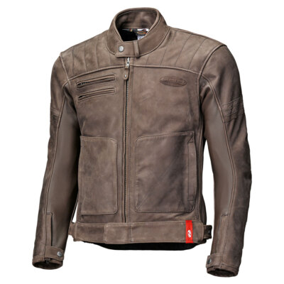 Hero Hot Rock Motorcycle Leather Jacket (Brown) Size: 48 Retro Jacket 100% Cowhide
