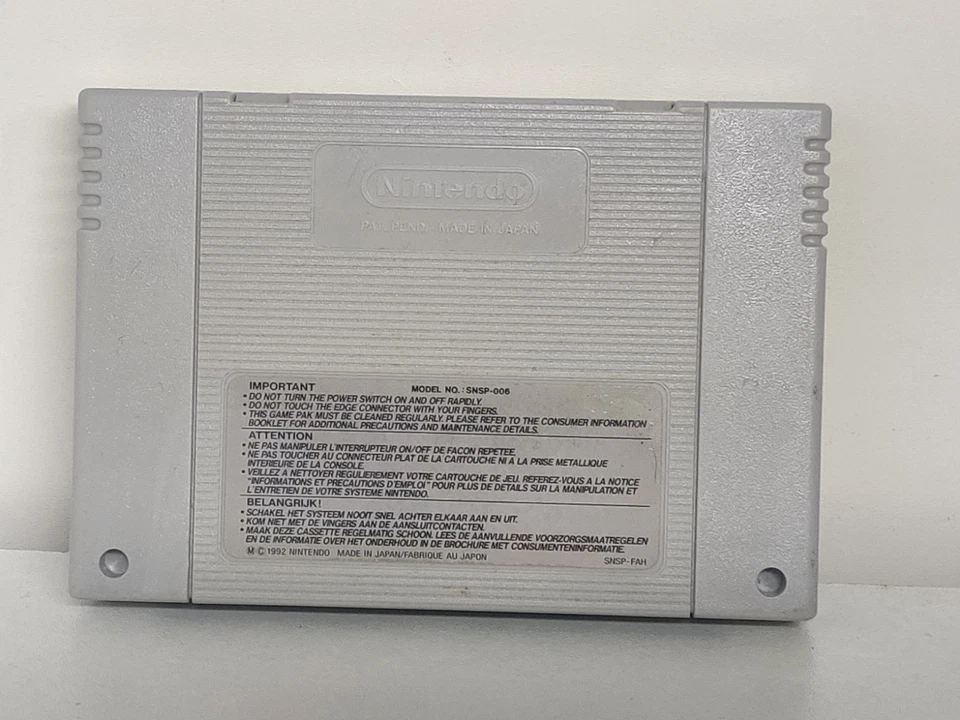 Jeux Mario Kart Pour Super Nintendo SNES Cartouche Seule Version Française Fah - Photo 2/2