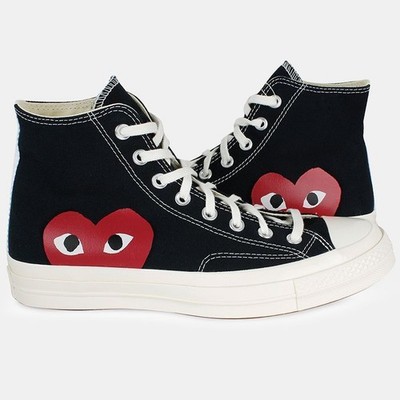 Comme Des Garcons 22 F/W Unisex Converse Chuck Taylor High Top (schwarz) 54759299