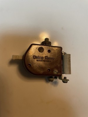Vintage 1930s 1940s 1950s GM Delco Remy Paddle Style Defroster Switch Fused OEM