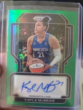 2022 Prizm WNBA Signatures Kayla McBride Auto #SG-KMB Minnesota Lynx Green