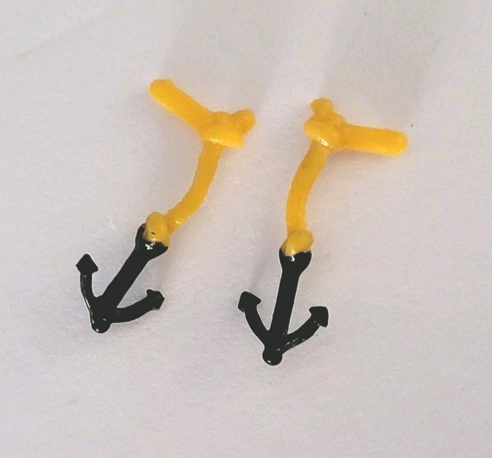 ⚓️ Monster High Mad Science Classroom Lagoona Blue ⚓️ Doll Anchor Earrings