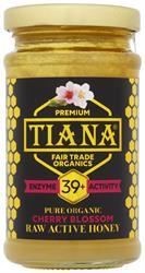 Tiana Raw Active Cherry Blossom Honey 39+ 250g - 4 Pack