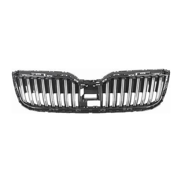 Diederichs LüFtungsgitter KüHlergrill Schwarz FüR Skoda Superb III Facelift-image