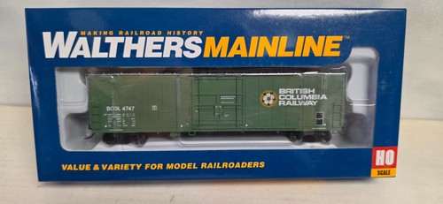 Columbia Británica 50' aislado RR Boxcar 4747 Walthers Mainline 910-2028 HO RTR | Condition: New