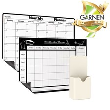 Magnetic Fridge Calendar Magnetic Pen Holder 2", Set of 3 Magnetic Menu Board