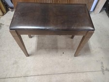 Vintage Organ Bench Measures 26in W x 22in T x 13in D MAKE OFFER 