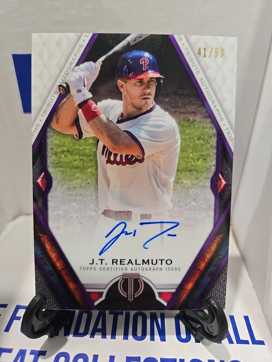 2021 Topps Tribute - J.T. Realmuto #TA-JR for sale | eBay