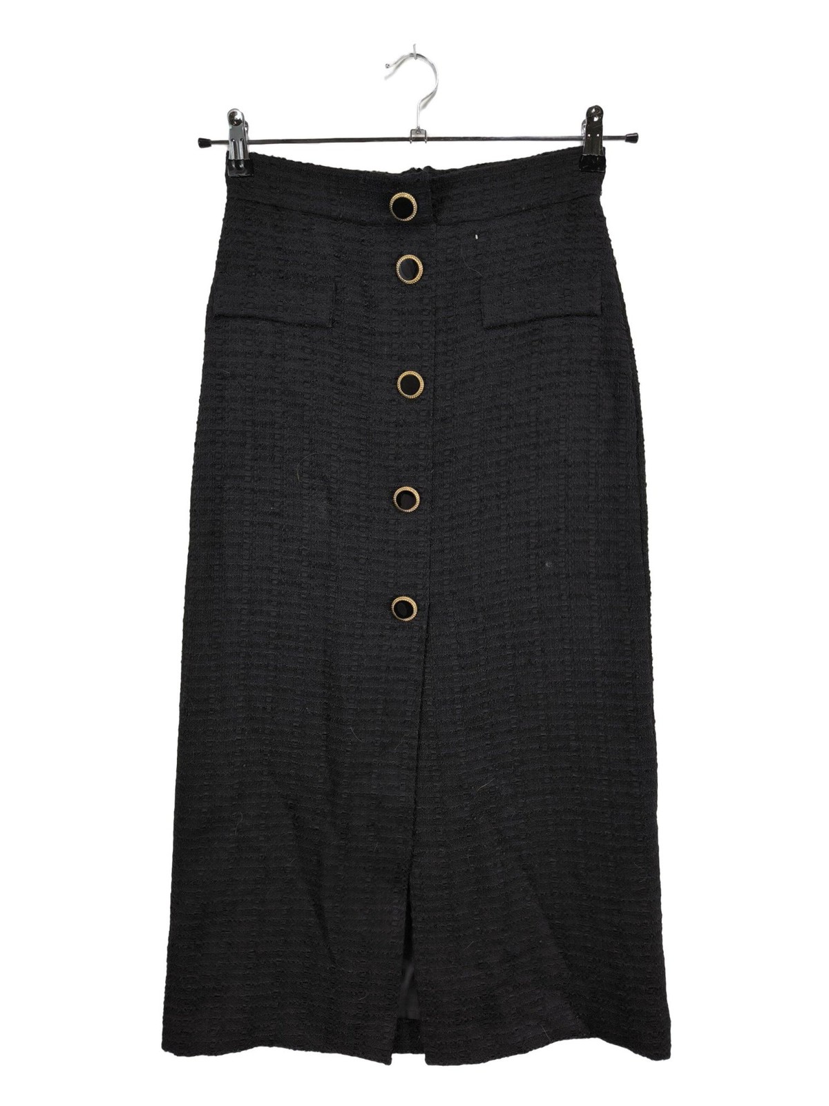 HALLHUBER Falda larga Mujeres Falda Talla EU 34 negro look casual