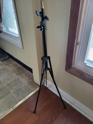 Manfrotto 5001B 6ft Nano Light Stand Tripod - Black Missing 1 Rubber Foot VG