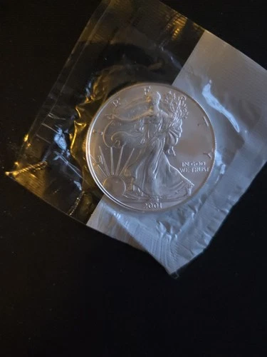 2001 American Silver Eagle 1 oz .999 Fine Silver Uncirculated