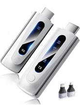 2025 Upgraded Wireless HDMI Transmitter and Receiver 328FT/100M, LED Display, 4K