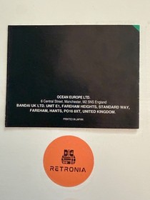 The New Zealand Story Nintendo Nes Game Instruction Manual UK Version