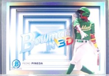 2022 Bowman Pedro Pineda #B3D-15 Athletics Bowman in 3D