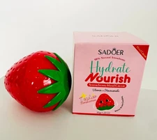 SADOER Strawberry Hand Cream Hydrate & Nourish w/ Vitamin E Niacinamide 1.23 oz
