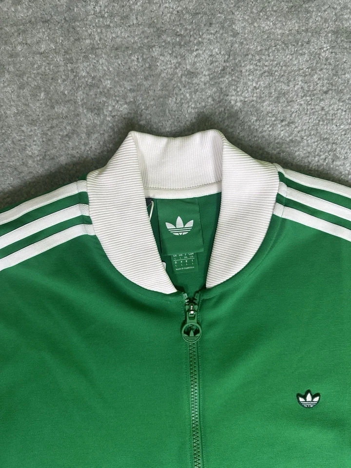 Men's adidas Originals 3-Stripe 1/4 Zip Pullover Sweatshirt Golf Size Large - Image 2 of 4