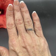 Stunning Unique Handmade 925 Sterling Silver Stackable Band Ring B78