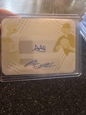Adael Amado - Chase Dollander Leaf   Duel Auto Printing Plate 1/1 one of one 