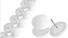 Duvetdots Beige Keyless Duvet Clips, No Key Needed. Pack of 8 Egyptian Cotton...