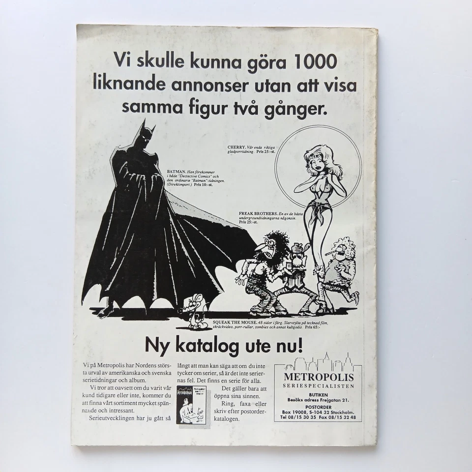 EPIX Comis Schweden #6 1990 Robert Crumb Edika Giardino Horst Schröder Z 1- VF- - Bild 2 von 4