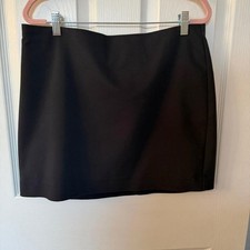 Express Black Mini Skirt With Zipper