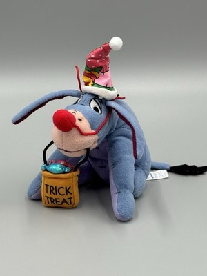 Vintage Applause Disney Halloween Eeyore Trick or Treat Small 5  Stuffed Animal