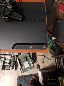 Sony PlayStation 3 - Slim 120GB Black Console only Cleaned And Tested.