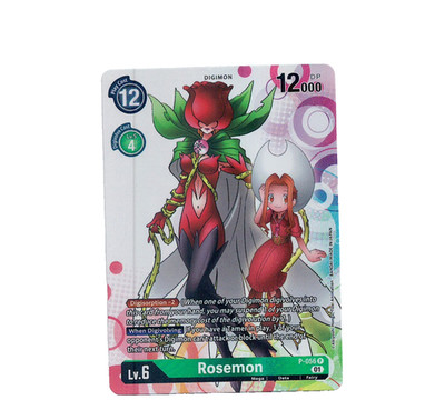 Digimon Card Game Rosemon Promo P-056 P Foil Card NM