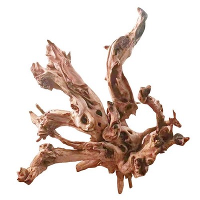 Jorewood Natural Large Mopani Driftwood 13 to 17 Inch (Pack of 1), Gray 
