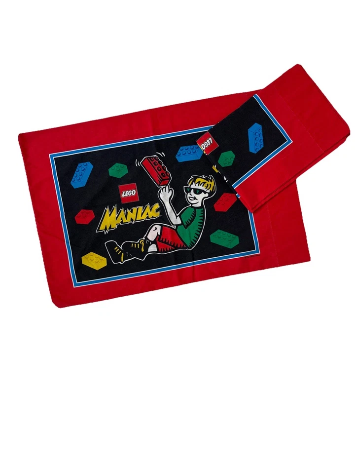 Vintage LEGO Bed Sheet Set Double Full Size LEGO Maniac JC Penny - Image 2 of 4