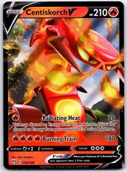 Centiskorch V 033/189 Darkness Ablaze Ultra Rare Holo