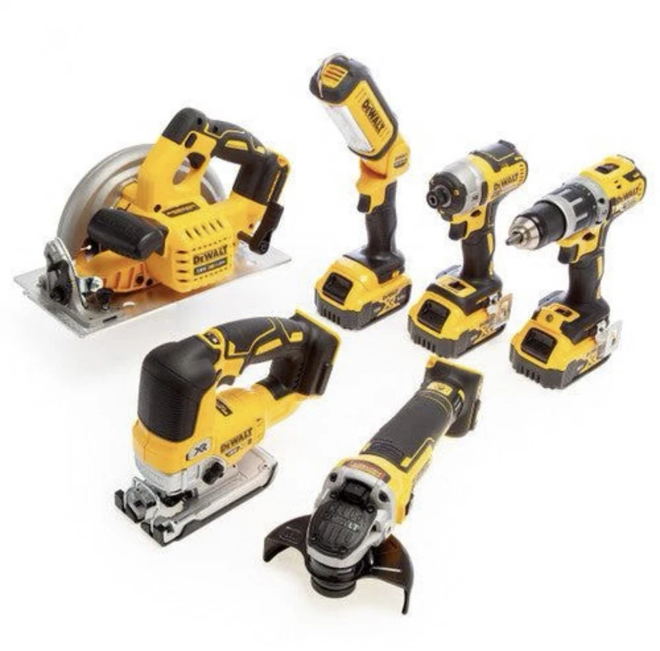 DeWalt DCK663P3-GB 18v XR Cordless 6 Piece Power Tool Kit Inc 3x 5.0Ah Batts - Image 2 of 4