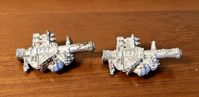 Warhammer 40k -2 Chaos Metal Havoc Missile Launchers  (L20)