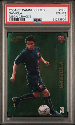 PSA 6 - 2004-05 PANINI SPORTS SAVIOLA MEGA CRACKS #389 (FC Barcelona)