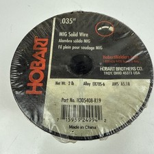 Hobart MIG Welding Wire, ER70S-6 Carbon Steel, .035in., 2-Lb. Spool, Model