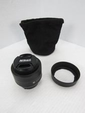 Nikon AF-S DX NIKKOR 35mm f/1.8G Prime Lens HB-46 Hood Soft Pouch Caps Tested